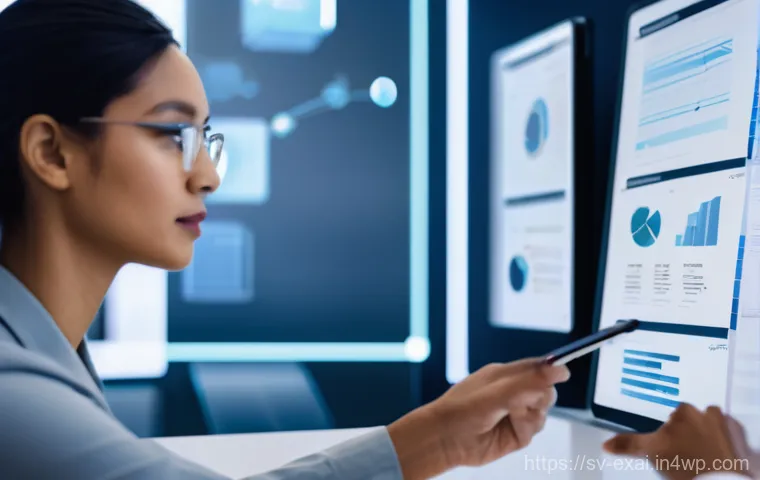 설명 가능한 AI의 데이터 분석 기술 - **Prompt 2: Explainable AI in a Critical Healthcare Setting**
    "A scene set in a sterile, modern ...