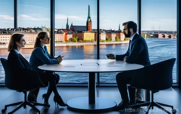 설명 가능한 AI와 진화하는 기술 - **Prompt 2: Explainable AI Revolutionizing Swedish Healthcare**
    "Inside a bright, pristine Swedi...